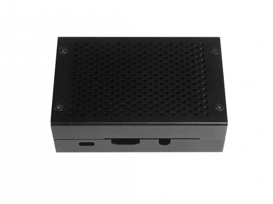 Case Raspberry Pi 4B + Fan Aluminum Black